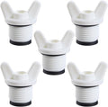 5 Pcs 1/2” NPT Pipe Fitting End Caps Connector Plug by Unknown