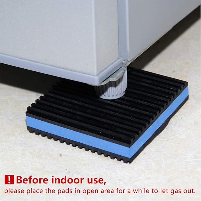 Rubber Anti-Vibration Isolator Pads, Heavy Duty Blue EVA Pad - Image 4