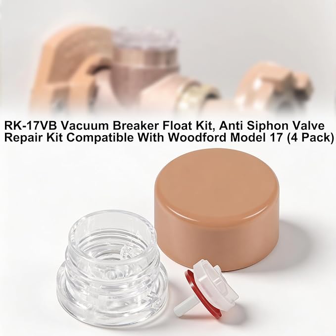 youour RK-17VB Vacuum Breaker Float Kit, Freezeless Anti-Siphon Wall Faucet - Image 2
