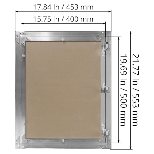 16" x 20" Waterproof Drywall Access Panel, Tileable and Paintable Ceiling and - Image 5