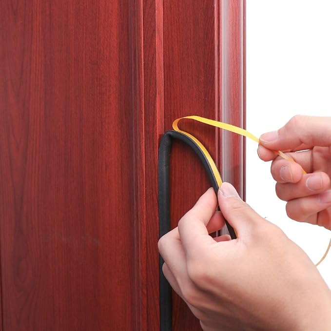 CloudBuyer Door Weather Stripping, Soundproof Insulation Seal Strip - Image 6