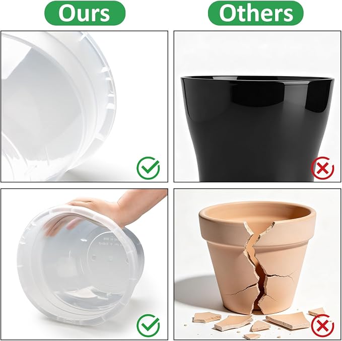 RooTrimmer 8 Inch Clear Nursery Pots - Image 3