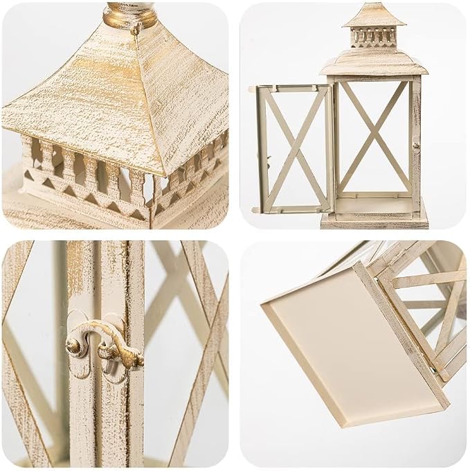 Lantern Decorative Indoor & Outdoor, Large Square Hanging Spring Home Decor - Image 5