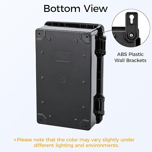 Junction Box IP67 Waterproof Electrical Box Outdoor ABS Plastic Hinged Shell - Image 5