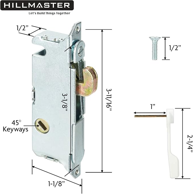 HILLMASTER Patio Door Handle Set - Image 3