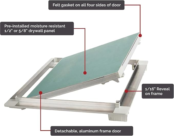 RGB AL 4014 Touch Latch Tile Access Door - Image 4