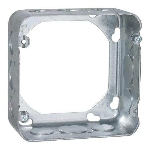RACO 262 Square Extension Ring, 4-11/16-Inch, 2-1/8-Inch Deep by Raco