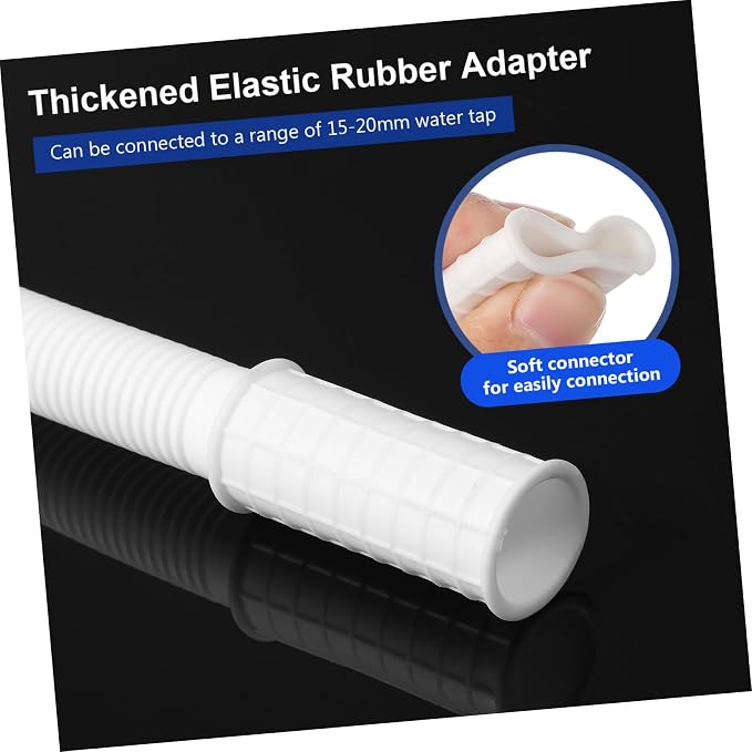 IMIKEYA 5pcs Washing Machine Drain Hose Extension Flexible Tubing - Image 3