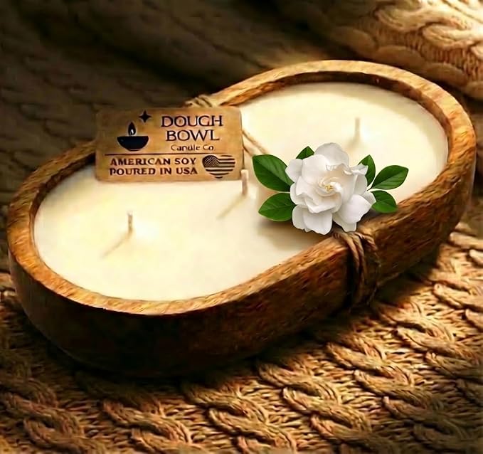 Dough Bowl Candle Co. Gardenia Candle by Dough+Bowl+Candle+Company