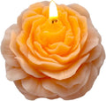 Light-Peach Peony Flower Shape Candles by Peytanger