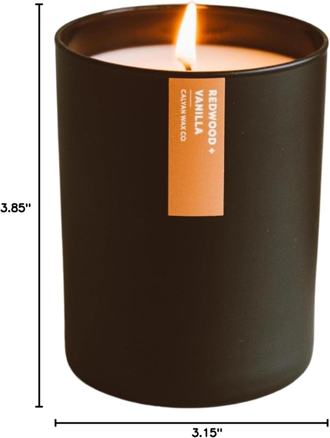 Redwood & Vanilla Scented Candle - Image 10