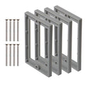 MAKERELE 1 Gang Electrical Outlet Box Extender, 1/4 Inch Gray, 4 Pack | by MAKERELE