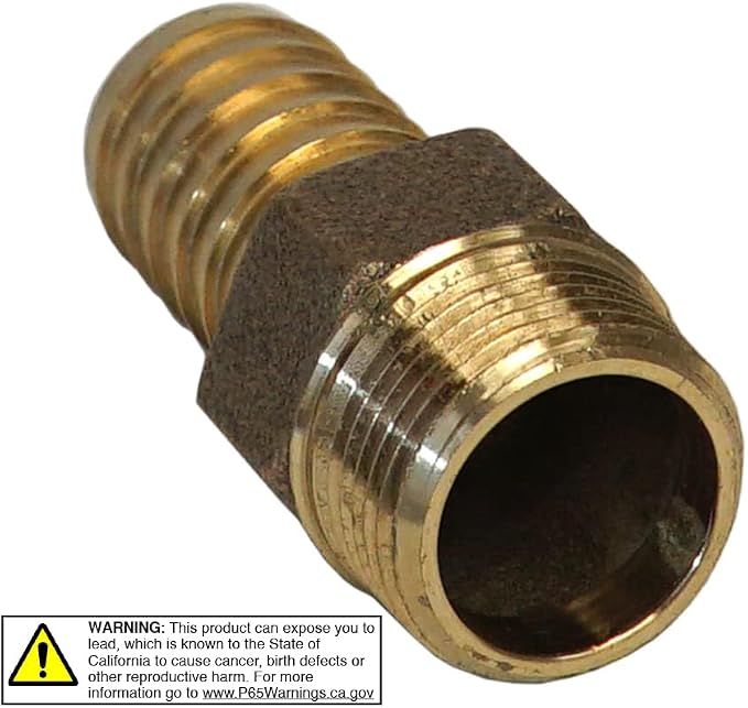 MFG No-Lead Bronze Adapter Inch Brass Male Adapter, Connects Submersible Pumps - Image 7