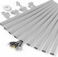 Delamu Cord Hider, 142in Cable Hider, Cord Covers by DELAMU
