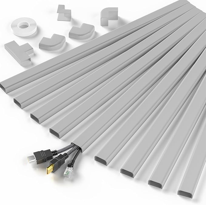 Delamu Cord Hider, 142in Cable Hider, Cord Covers by DELAMU