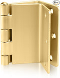 6 Pack Gold Offset Hinges 3.5 Inch Expandable Door Hinges Heavy Duty by Haidms
