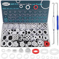 KEZE 660 PCS 18 Size Clear Silicone O Rings Assortment Kit and 14 Size Silicone by KEZE