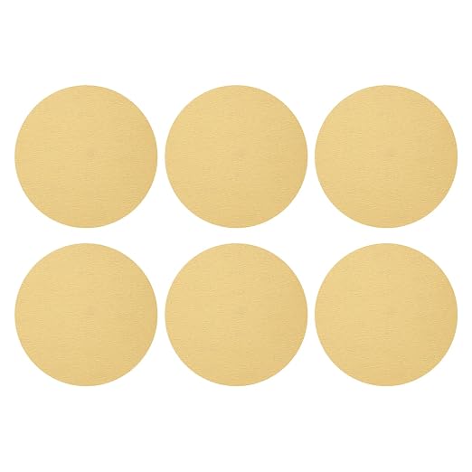 HARFINGTON 10 Pcs 9 Inch Sanding Discs 180 Grit Yellow Aluminum Oxide | Hook by HARFINGTON