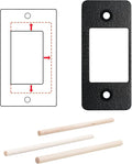 Deadbolt Restorer Strike Plate Narrow Side and Large Hole, 1 Pack | Fix Latch by MOSECYOU