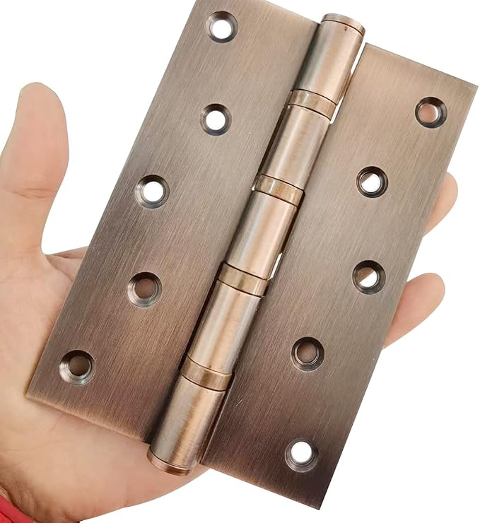 2 Pcs 5" Stainless Steel Ball Bearing Door Hinges - Image 2