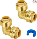 1/2 Inch 90 Degree Elbow, Push to Connect Pipe Fittings, by SUNGATOR