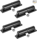 4-Pack Barrel Gate Hinge 5 inches Heavy Duty Weld-On Install Fence 450 Lbs by Bordersmover