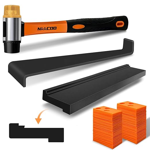 Laminate Flooring Tools, Universal 4 in 1 Floor Installation Kit | Tapping by NAACOO