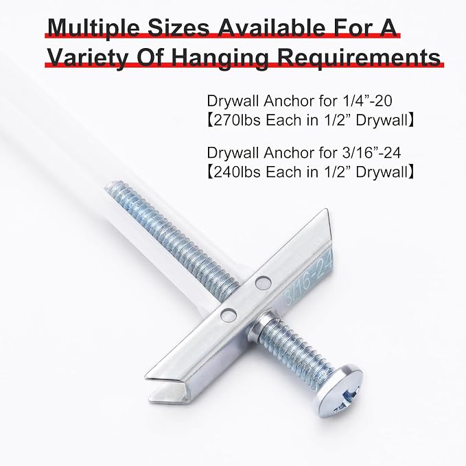 14 Pack Drywall Anchor with Included Bolts - Image 6