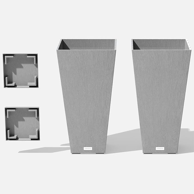 Veradek Pure Series Taper Planter & Drip Tray by VeradekOutdoor