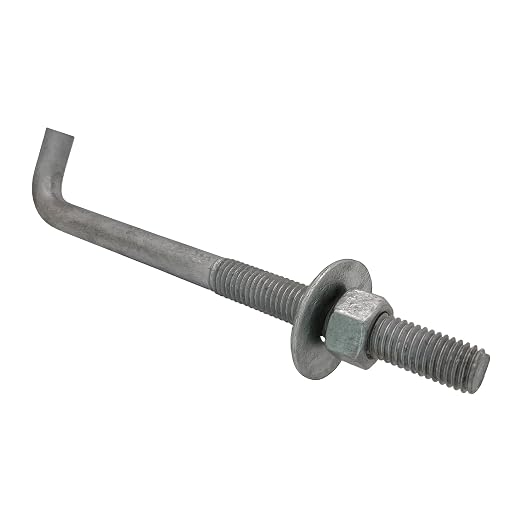 5/8" x 8-inch Galvanized Threaded Anchor Bolts by Unknown