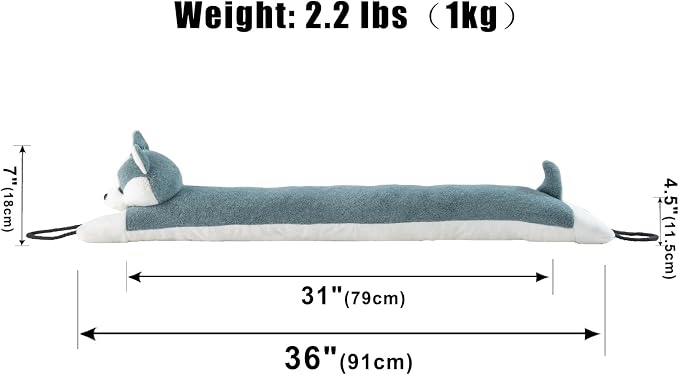 Under Door Draft Stopper Decorative Wind Stopper 36 inch - Image 2