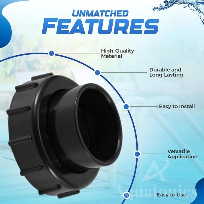 Black Pool Valve Adaptor Replacement 270100 Kit - Image 6