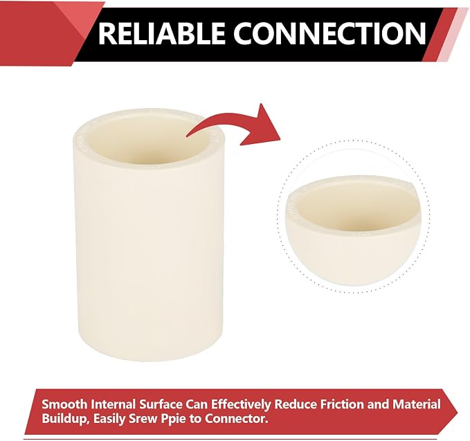 30 Pack EFIELD CPVC Coupling Adapter Fittings, 3/4" Slip x 3/4" Slip | Socket - Image 4