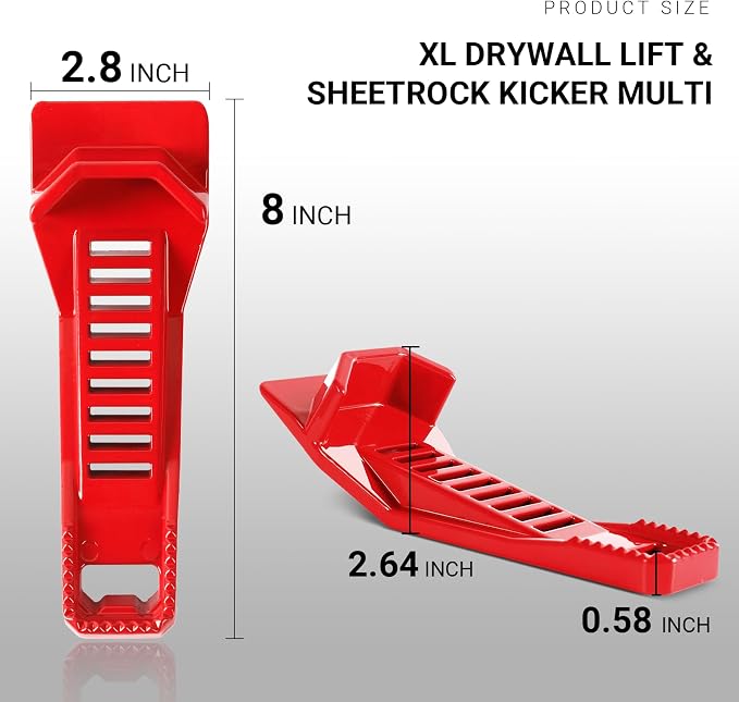 Calvana XL Drywall Lifter, Drywall Rasp, Drywall Jack, Taller and Wider Toe - Image 2
