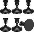 6PCS Brass Black Taper Candle Holders, Vintage Metal Candlestick Holders | by Ovveroche