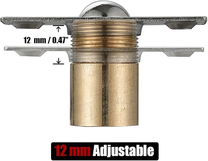 JQK Closet Door Ball Catch Hardware, Stainless Steel Catch Adjustable - Image 5