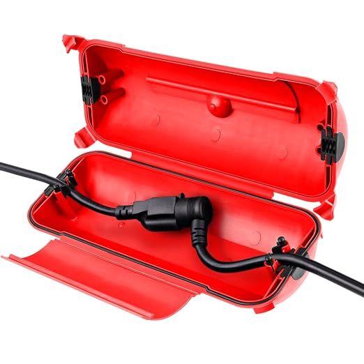 Outdoor Extension Cord Safety Cover, by FLEMOON
