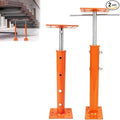 2 Pack 19-38 in Adjustable House Floor Jacks, 000 lb Each | Built-In Rod Screw by Zejoot