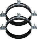 AKIHISA 5 PCS Split Ring Pipe Hanger Heavy Duty Adjustable Pipe Bracket Clamp by AKIHISA