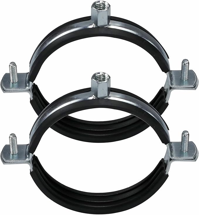 AKIHISA 5 PCS Split Ring Pipe Hanger Heavy Duty Adjustable Pipe Bracket Clamp by AKIHISA