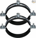 AKIHISA 5 PCS Split Ring Pipe Hanger Heavy Duty Adjustable Pipe Bracket Clamp by AKIHISA