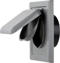 NO-PEST VENT Dual Door Dryer Vent Cover 4 Inch Outdoor, Made in USA, Highest by No-PestVent