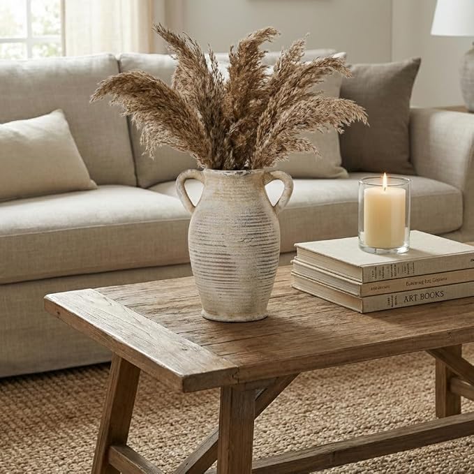 Emotionally Grounded Vase, Vaseking Large Ceramic Rustic Vase - Image 9