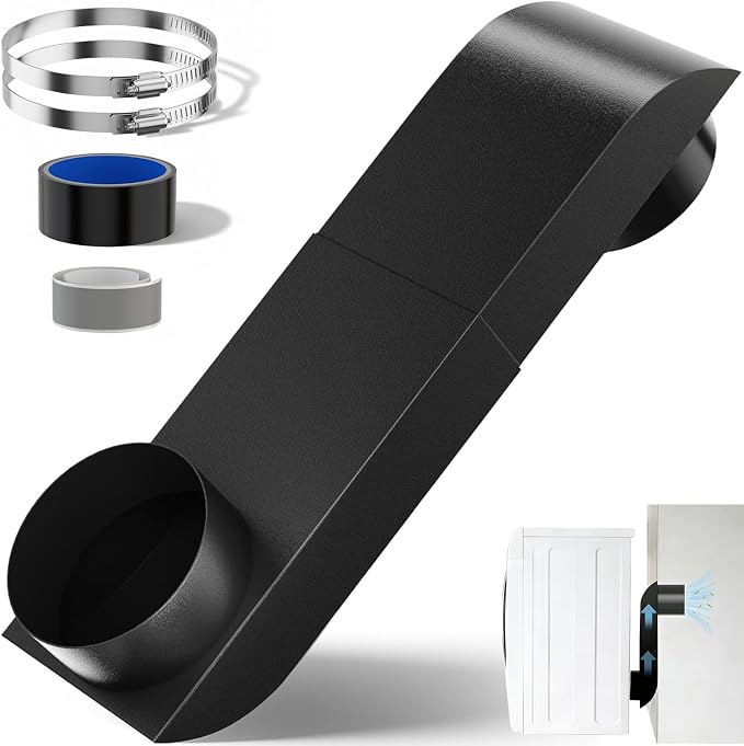Upgrade Periscope Dryer Vent, 9.5-14.5" Adjustable Dryer Vent Connector Kit by GTACASS