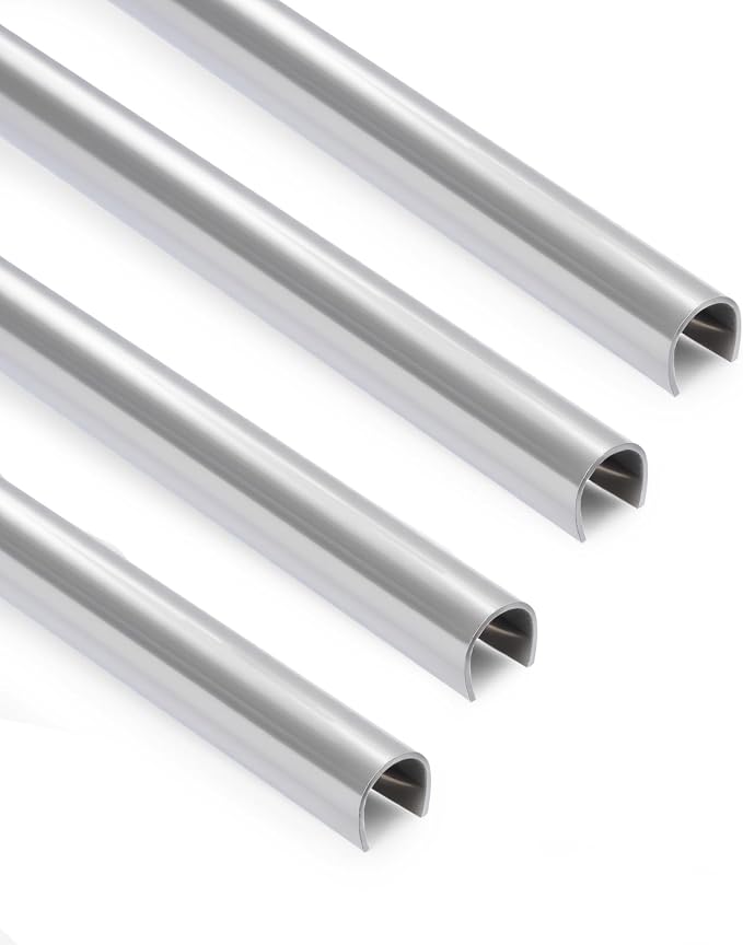 4 Pack Sliding Door Repair Track Cover– Repair Worn or Damaged Sliding Glass by OTIIALOT