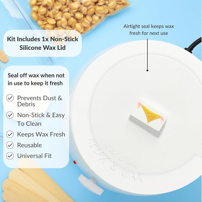 Reusable Non-Stick Silicone Wax Collar + Can + Lid - Image 5