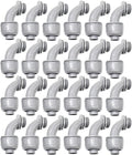 MAKERELE 24-Pack 3/4 Inch 90° PVC Liquid Tight Elbow Connectors | High Quality by MAKERELE