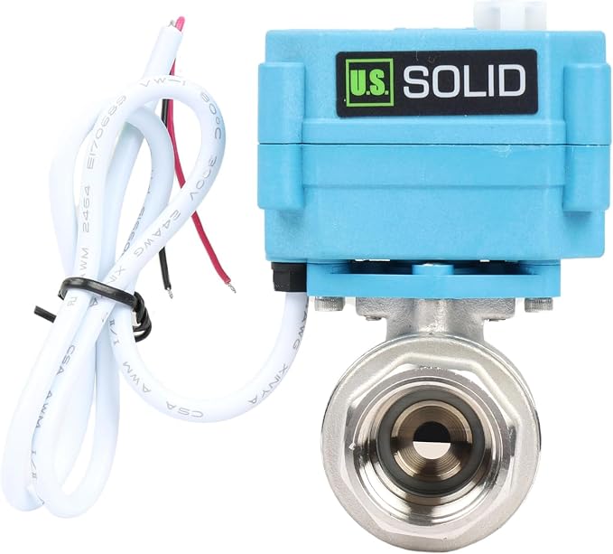 U.S. Solid Motorized Ball Valve – 3/4" 316 Stainless Steel, IP67 Waterproof - Image 3