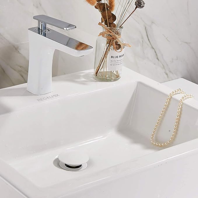 REGALMIX Pop Up Drain, Bathroom Faucet Vessel Vanity Sink Drain Stopper - Image 6