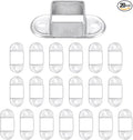uxcell 20 Pack Square Post Flange Base, Fits 1.4x1.4 Square Tube Galvanized by uxcell